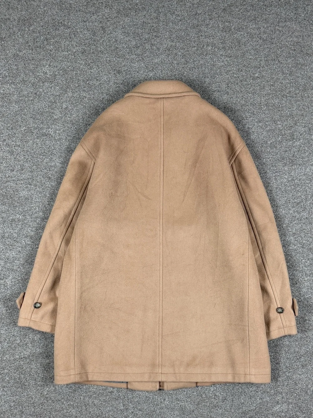 Vintage LL Bean Camel Tan Wool Chore Field Barn Jacket Men’s XL Quilt Lined 90s